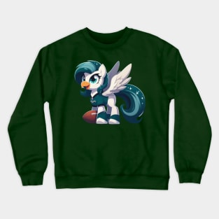 My Little Pony Philadelphia Eagles Style Crewneck Sweatshirt